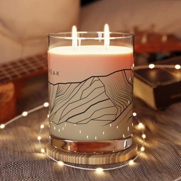 Colorado 14ers: PIKES PEAK: Scented Candle - Full Glass, 11oz - Image 4