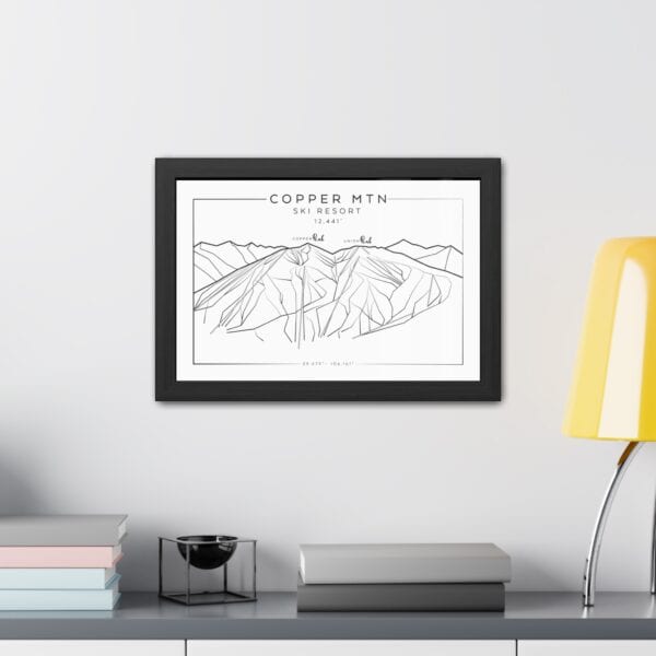 Colorado Ski Mountains: COPPER: Framed Poster - Image 2