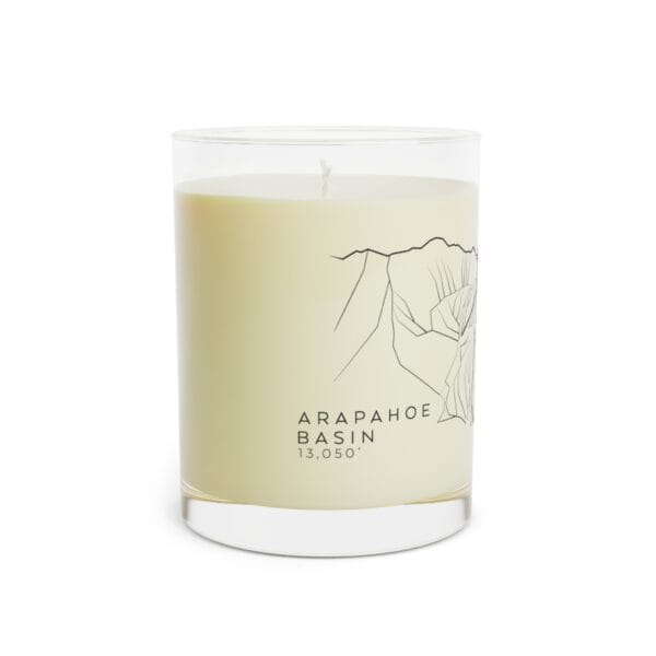 Colorado Ski Mountains: ARAPAHOE BASIN: Scented Candle - Full Glass, 11oz - Image 7