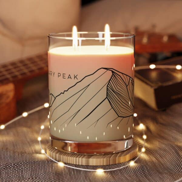 Colorado 14ers: QUANDARY PEAK: Scented Candle - Full Glass, 11oz - Image 10