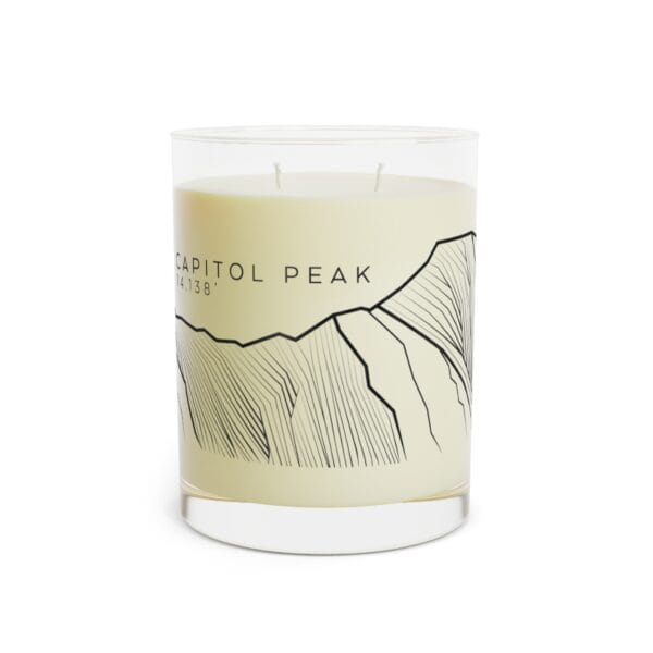 Colorado 14ers: CASTLE PEAK: Scented Candle - Full Glass, 11oz - Image 11