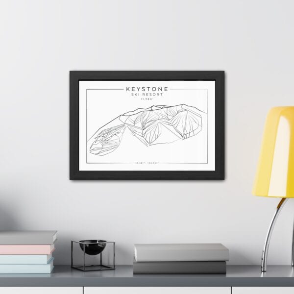 Colorado Ski Mountains: LOVELAND: Framed Poster - Image 2
