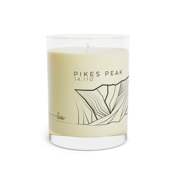 Colorado 14ers: PIKES PEAK: Scented Candle - Full Glass, 11oz - Image 7