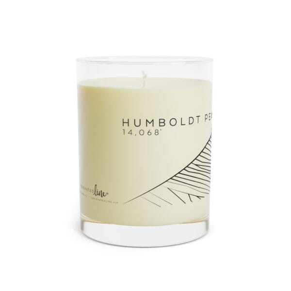Colorado 14ers: HUMBOLDT PEAK: Scented Candle - Full Glass, 11oz - Image 2