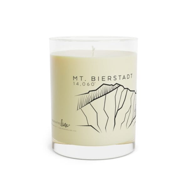 Colorado 14ers: MT. BIERSTADT: Scented Candle - Full Glass, 11oz - Image 2