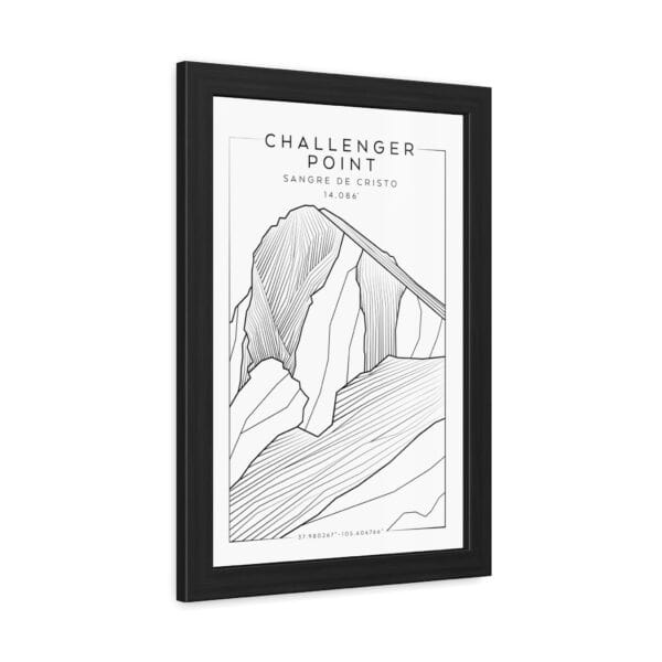 Colorado 14ers: CHALLENGER POINT: Framed Poster - Image 2