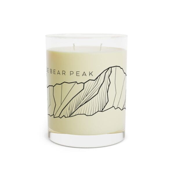 Colorado 14ers: LITTLE BEAR PEAK: Scented Candle - Full Glass, 11oz