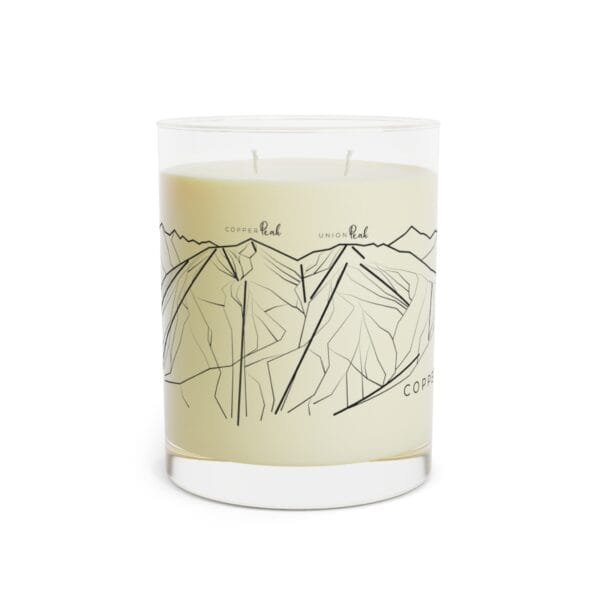 Colorado Ski Mountains: COPPER MTN: Scented Candle - Full Glass, 11oz