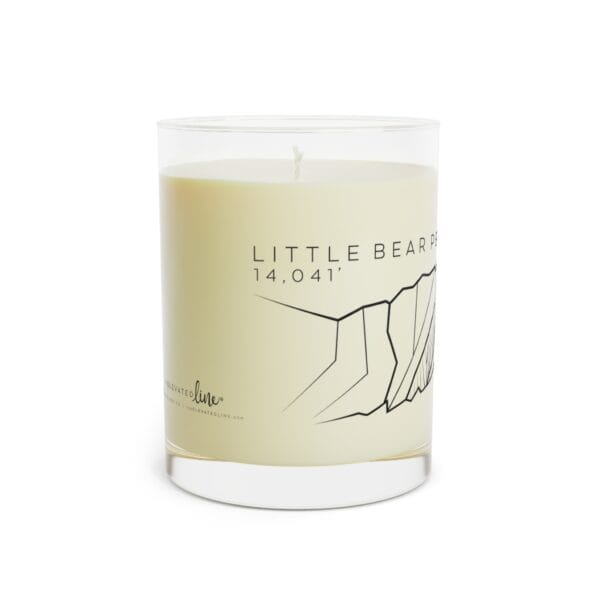 Colorado 14ers: LITTLE BEAR PEAK: Scented Candle - Full Glass, 11oz - Image 7