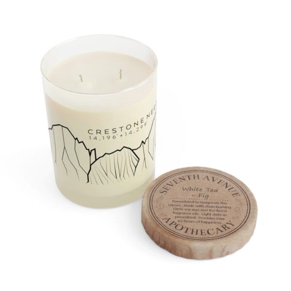 Colorado 14ers: CRESTONE NEEDLE + CRESTONE PEAK: Scented Candle - Full Glass, 11oz - Image 14