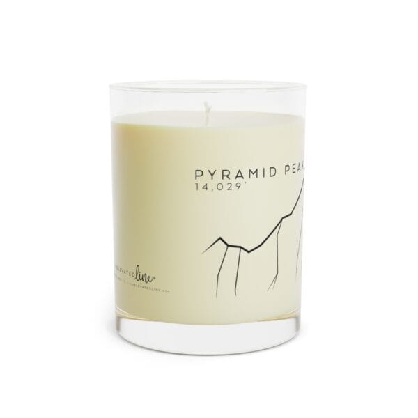 Colorado 14ers: PYRAMID PEAK: Scented Candle - Full Glass, 11oz - Image 2