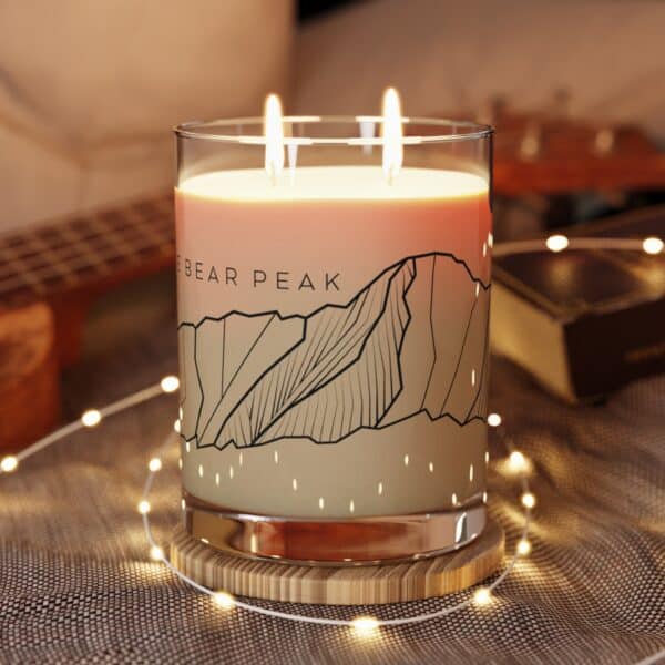 Colorado 14ers: LITTLE BEAR PEAK: Scented Candle - Full Glass, 11oz - Image 10