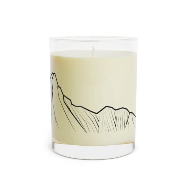 Colorado 14ers: SNOWMASS MOUNTAIN: Scented Candle - Full Glass, 11oz - Image 3