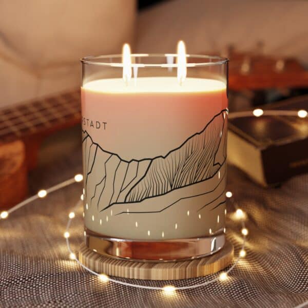 Colorado 14ers: MT. BIERSTADT: Scented Candle - Full Glass, 11oz - Image 4
