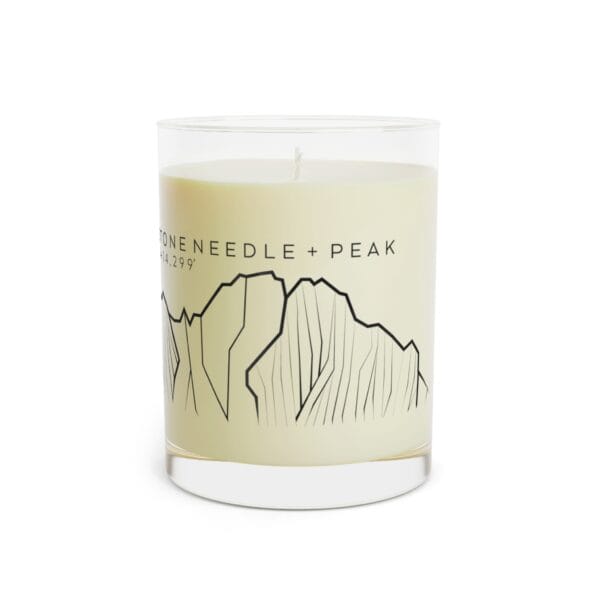 Colorado 14ers: CRESTONE NEEDLE + CRESTONE PEAK: Scented Candle - Full Glass, 11oz - Image 6