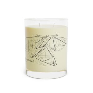 Colorado Ski Mountains: STEAMBOAT: Scented Candle - Full Glass, 11oz