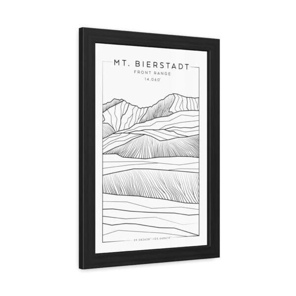 Colorado 14ers: MT. BIERSTADT: Framed Poster - Image 2