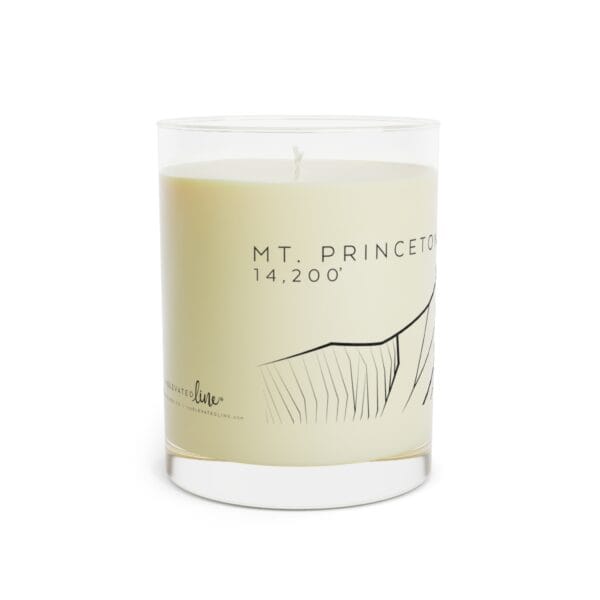 Colorado 14ers: MT. PRINCETON: Scented Candle - Full Glass, 11oz - Image 2