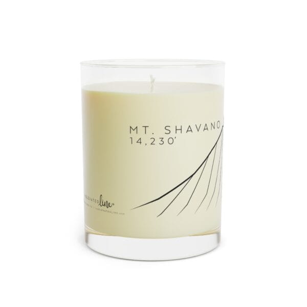 Colorado 14ers: MT. SHAVANO: Scented Candle - Full Glass, 11oz - Image 7