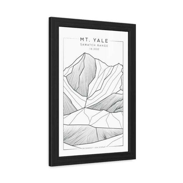 Colorado 14ers: MT. YALE: Framed Poster - Image 2