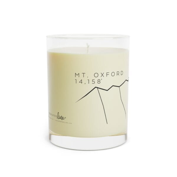 Colorado 14ers: MT. OXFORD: Scented Candle - Full Glass, 11oz - Image 2