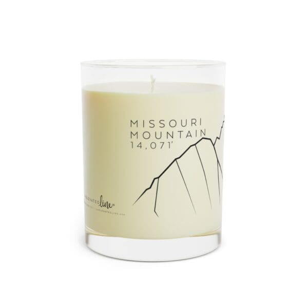 Colorado 14ers: MISSOURI MOUNTAIN: Scented Candle - Full Glass, 11oz - Image 7