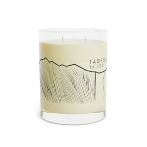 Colorado 14ers: TABEGUACHE PEAK: Scented Candle - Full Glass, 11oz