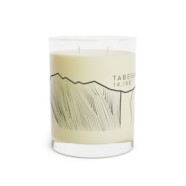 Colorado 14ers: TABEGUACHE PEAK: Scented Candle - Full Glass, 11oz