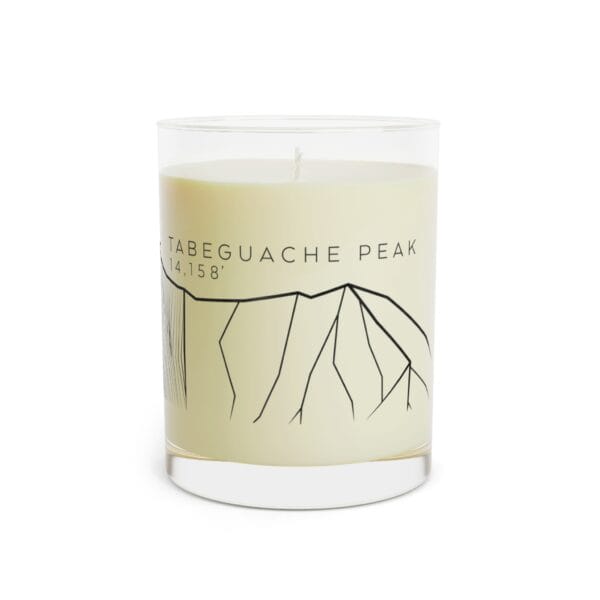 Colorado 14ers: TABEGUACHE PEAK: Scented Candle - Full Glass, 11oz - Image 6