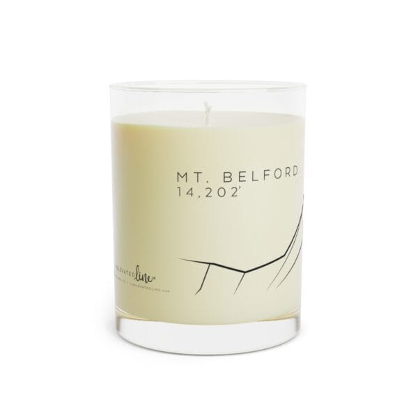 Colorado 14ers: MT. BELFORD: Scented Candle - Full Glass, 11oz - Image 7