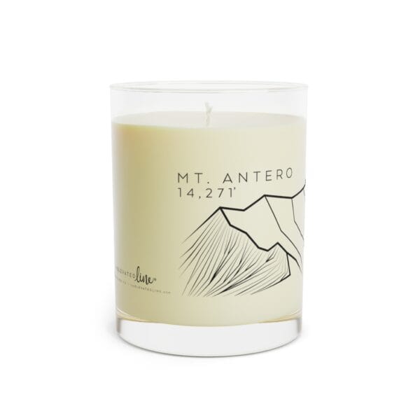 Colorado 14ers: MT. ANTERO: Scented Candle - Full Glass, 11oz - Image 7