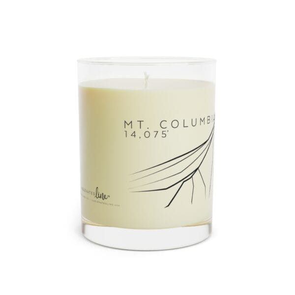 Colorado 14ers: MT. COLUMBIA: Scented Candle - Full Glass, 11oz - Image 2