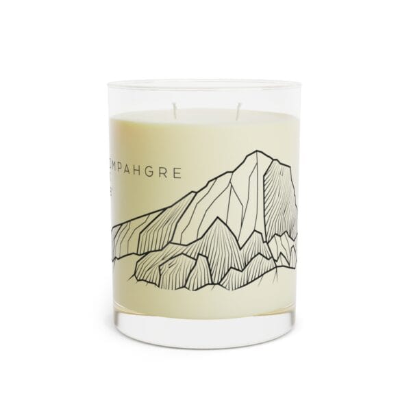 Colorado 14ers: UNCOMPAHGRE PEAK: Scented Candle - Full Glass, 11oz