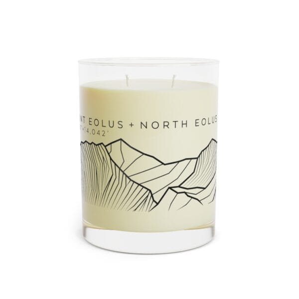Colorado 14ers: MOUNT EOLUS + NORTH EOLUS: Scented Candle - Full Glass, 11oz - Image 11