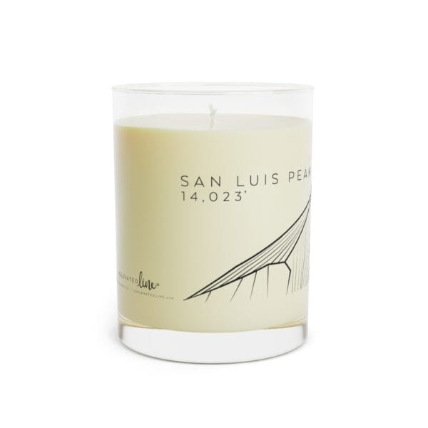 Colorado 14ers: SAN LUIS PEAK: Scented Candle - Full Glass, 11oz - Image 7