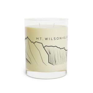 Colorado 14ers: MT. WILSON + EL DIENTE PEAK: Scented Candle - Full Glass, 11oz