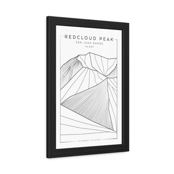 Colorado 14ers: REDCLOUD PEAK: Framed Poster - Image 2