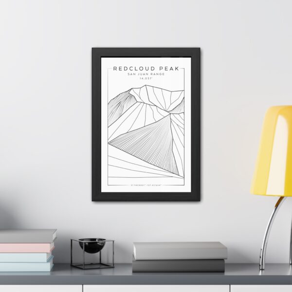 Colorado 14ers: REDCLOUD PEAK: Framed Poster - Image 3