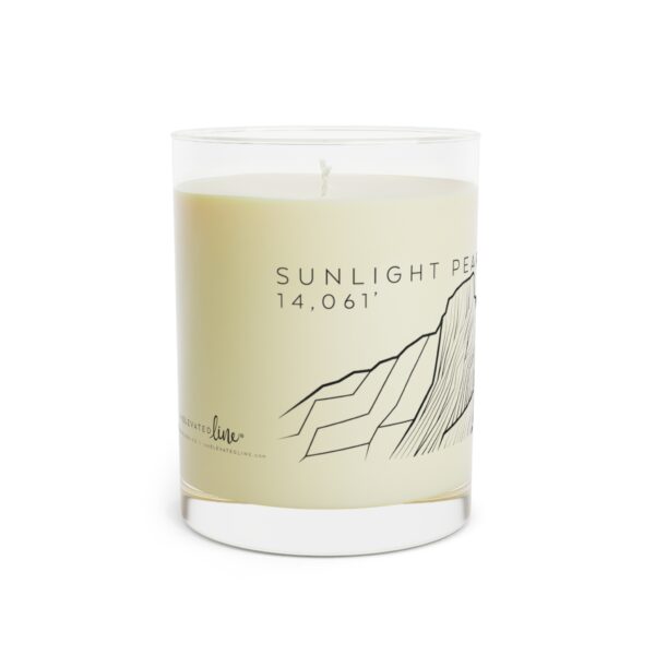 Colorado 14ers: SUNLIGHT PEAK: Scented Candle - Full Glass, 11oz - Image 12