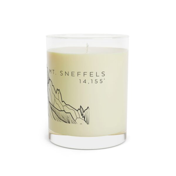 Colorado 14ers: MT. SNEFFELS: Scented Candle - Full Glass, 11oz - Image 13