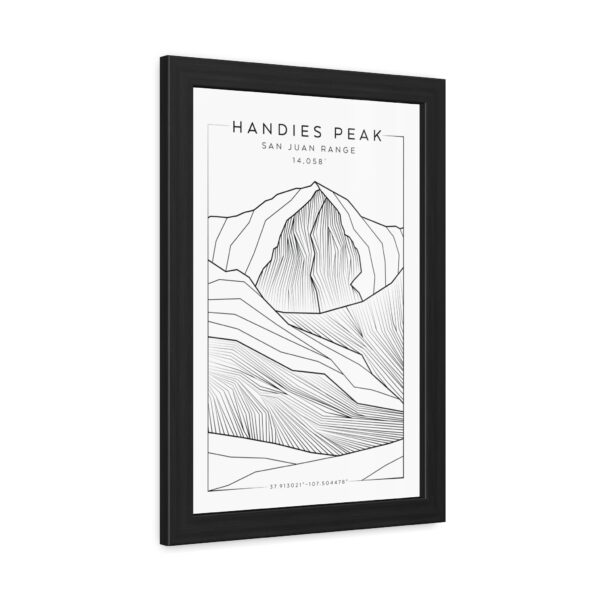 Colorado 14ers: HADNIES PEAK: Framed Poster - Image 2