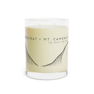 Colorado 14ers: MT. DEMOCRAT + MT. CAMERON: Scented Candle - Full Glass, 11oz