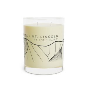 Colorado 14ers: MT. BROSS + MT. LINCOLN: Scented Candle - Full Glass, 11oz